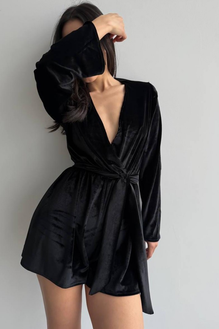 Бархатный комбинезон ANB-422A490