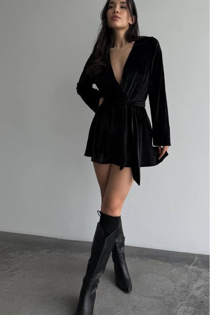 Бархатный комбинезон ANB-422A490