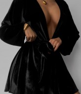 Бархатный комбинезон ANB-422A490