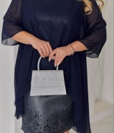 Платье с накидкой из шифона  VOJ-978A680