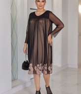 Платье двойка с сеткой  VOJ-973A850