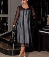 Платье с кружевом по низу VOJ-972A700