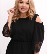 Платье с кружевом BEL-6607A18