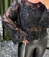 Кожаные брюки утепленные YM-884.1A13