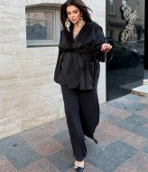 Женская короткая дубленка YM-8010A32