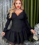 Мини платье с пышной юбкой YM-7031A22