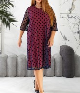 Нарядное платье батал  TAS-731A620