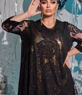 Нарядное платье свободного кроя  TAS-1532A570