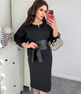 Платье с широким поясом YS-2021A550B610