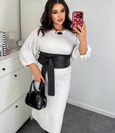 Платье с широким поясом YS-2021A550B610