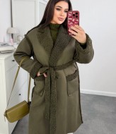 Дубленка на запах YM-5962.15A25B27