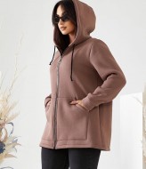 Кардиган женский с капюшоном  AO-2391A750