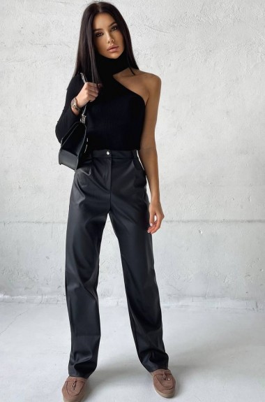 Брюки женские кожаные  ANN-155A330