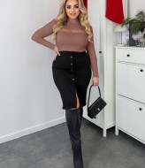 Лонгслив с вырезом на груди OLI-1428A450