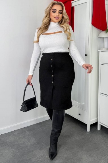 Лонгслив с вырезом на груди OLI-1428A450 Лонгслив с вырезом на груди OLI-1428A450