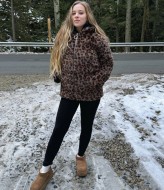 Шубка с капюшоном YS-818A1250B1350