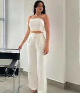 Брючный костюм с топом  BRA-105A479