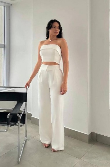 Брючный костюм с топом BRA-105A479 Брючный костюм с топом BRA-105A479