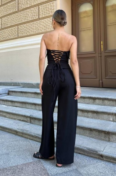 Брючный костюм с топом  BRA-105A550