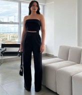 Брючный костюм с топом  BRA-105A479