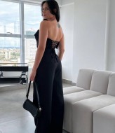 Брючный костюм с топом  BRA-105A479