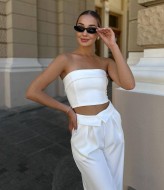 Брючный костюм с топом  BRA-105A479