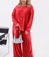 Женский костюм велюровый  YS-2093A530B590