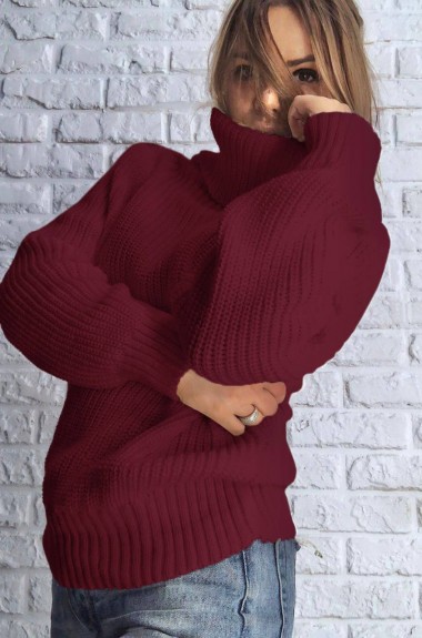 Свитер крупной вязки женский  KC-0459A540