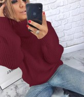 Свитер крупной вязки женский  KC-0459A540