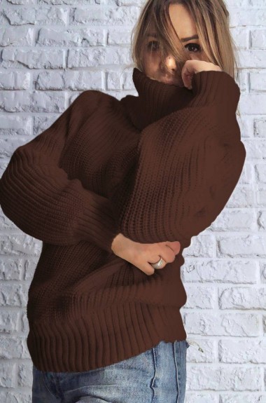 Свитер крупной вязки женский  KC-0459A540