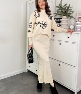 Комплект: платье и свитер IB-1129A550