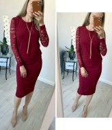 Красивый женский костюм с юбкой NJ-AMU-503.1503A600