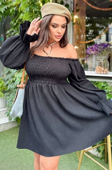 Платье с резинкой на груди YM-7028A12.5B14.5