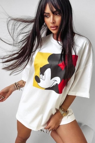 Футболка женская удлиненная IO-713A320 Футболка женская удлиненная IO-713A320