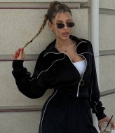 Велюровий костюм на блискавці LUC-694A590