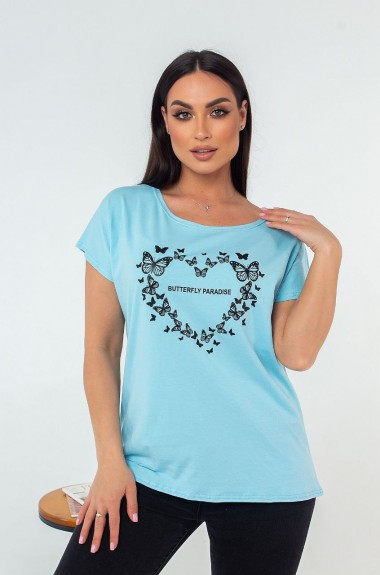 Футболка с накатом NJ-IB-2011A250