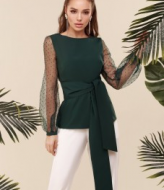 Нарядна жіноча блуза NJ-RK-260A300 