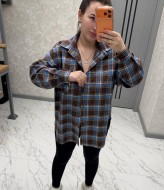 Женская фланелевая рубашка  ANB-535A480