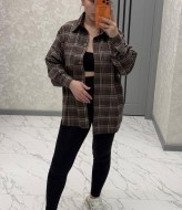 Женская фланелевая рубашка  ANB-535A480