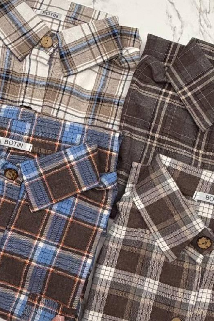 Женская фланелевая рубашка  ANB-535A480