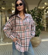 Женская фланелевая рубашка  ANB-459A450