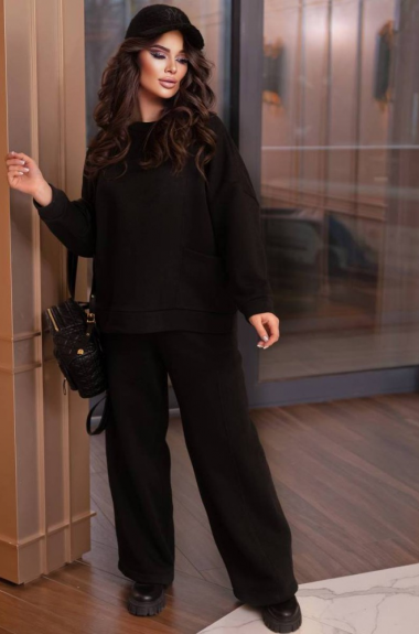 Спортивный костюм с широкими штанами NJ-VAI-436A750