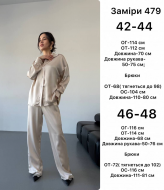 Женский брючный костюм из шелка ANB-479A780