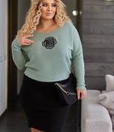 Ангоровый костюм с юбкой VOJ-309A830 Ангоровый костюм с юбкой VOJ-309A830