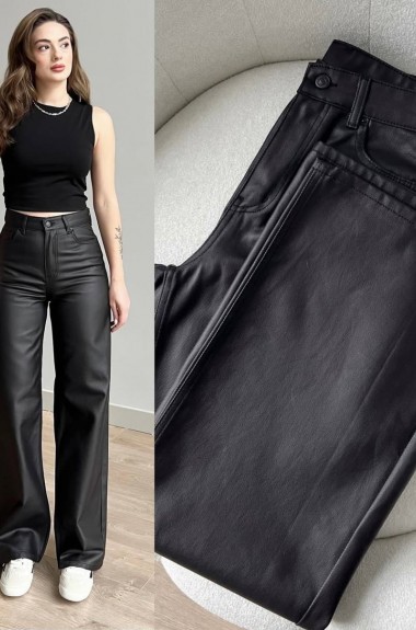 Эко кожа брюки  VOL-544A400