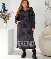 Платье худи на флисе  MOV-5017A700