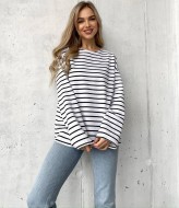 Жіночий лонгслів в смужку ALP-1032A280