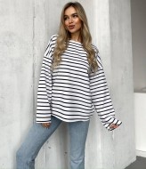 Жіночий лонгслів в смужку ALP-1032A280