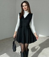 Замшевый сарафан TS-433A570