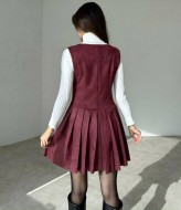 Замшевый сарафан TS-433A570